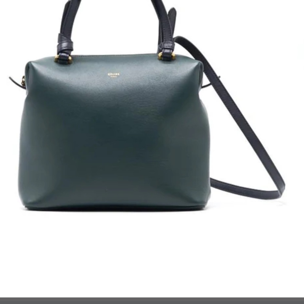 Celine Soft Cube Bag in Smooth Calfskin in Green
